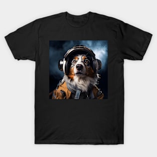 Astro Dog - Australian Shepherd T-Shirt